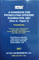 A Handbook for Prosecuting Officers