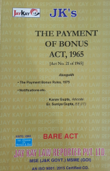 Payment Of Bonus Act, 1965