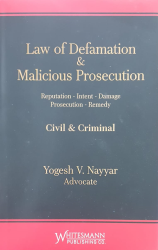 Law of Defamation & Malicious Proosecution